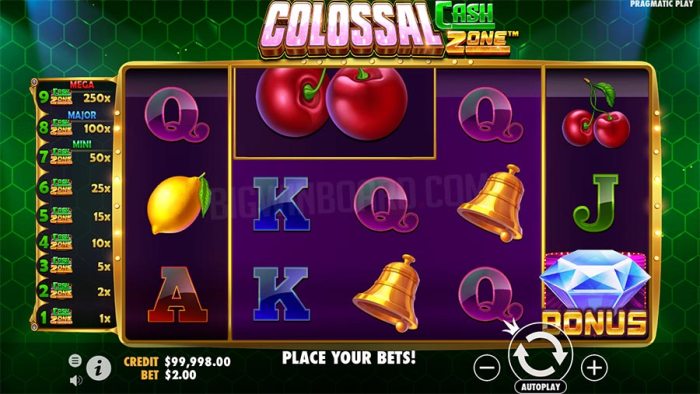 Fitur-fitur menarik dalam Slot Colossal Cash Zone